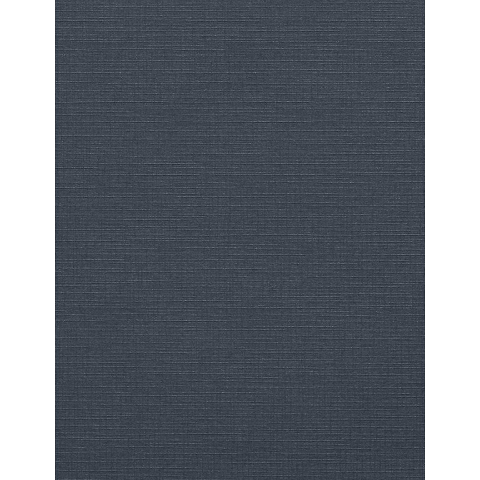 JAM PAPER 8.5 x 11 Cardstock, Nautical Blue Linen, 50/pack  (81211-C-BULI-50)