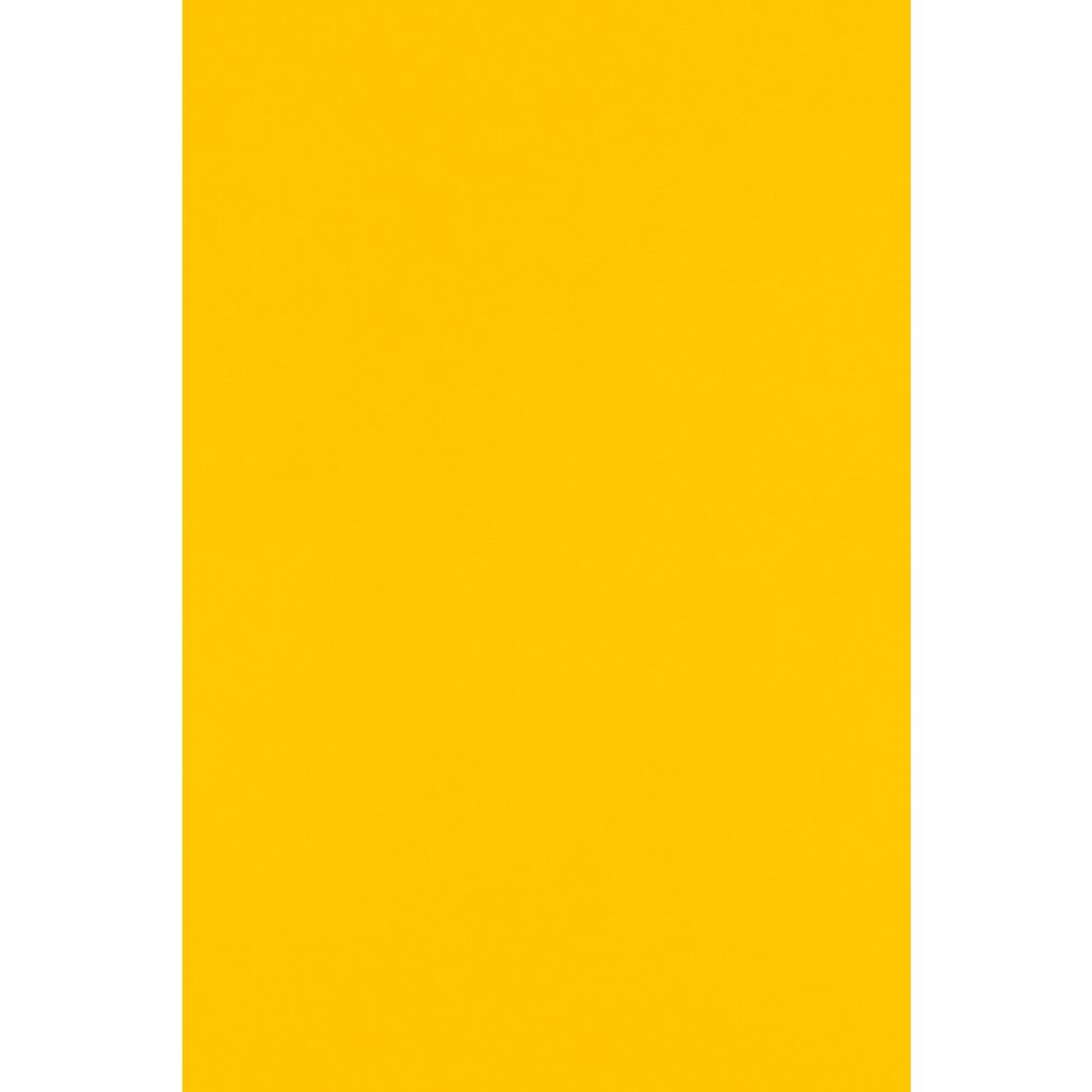 JAM PAPER 12 x 18 Cardstock, Sunflower, 50/pack  (1218-C-12-50)