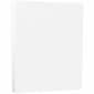 JAM PAPER 8.5" x 11" Vellum Bristol Index Cardstock, 110lb, White, 250/pack  (169855B)