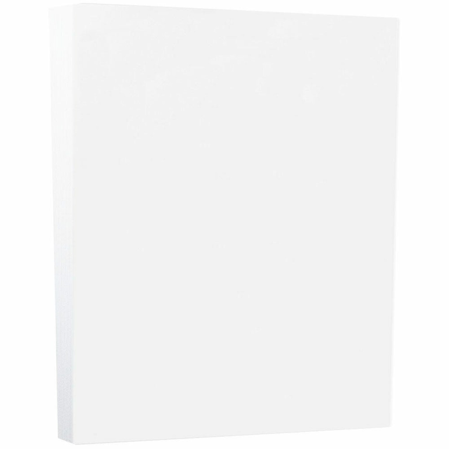 JAM PAPER 8.5 x 11 Vellum Bristol Index Cardstock, 110lb, White, 250/pack  (169855B)