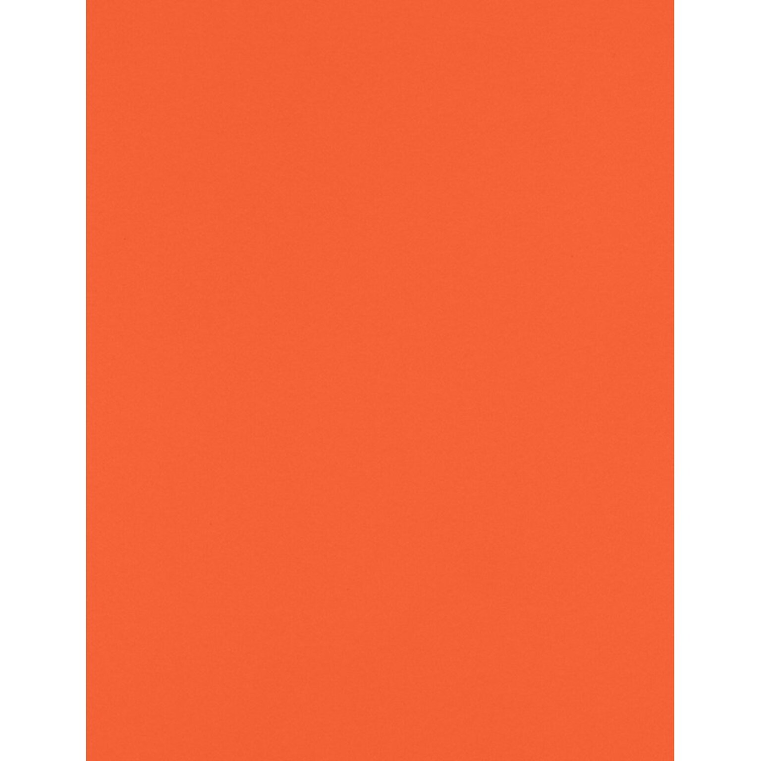 JAM PAPER 8.5” x 11” Cardstock, 100lb, Tangerine, 50/pack  (81211-C-112-50)