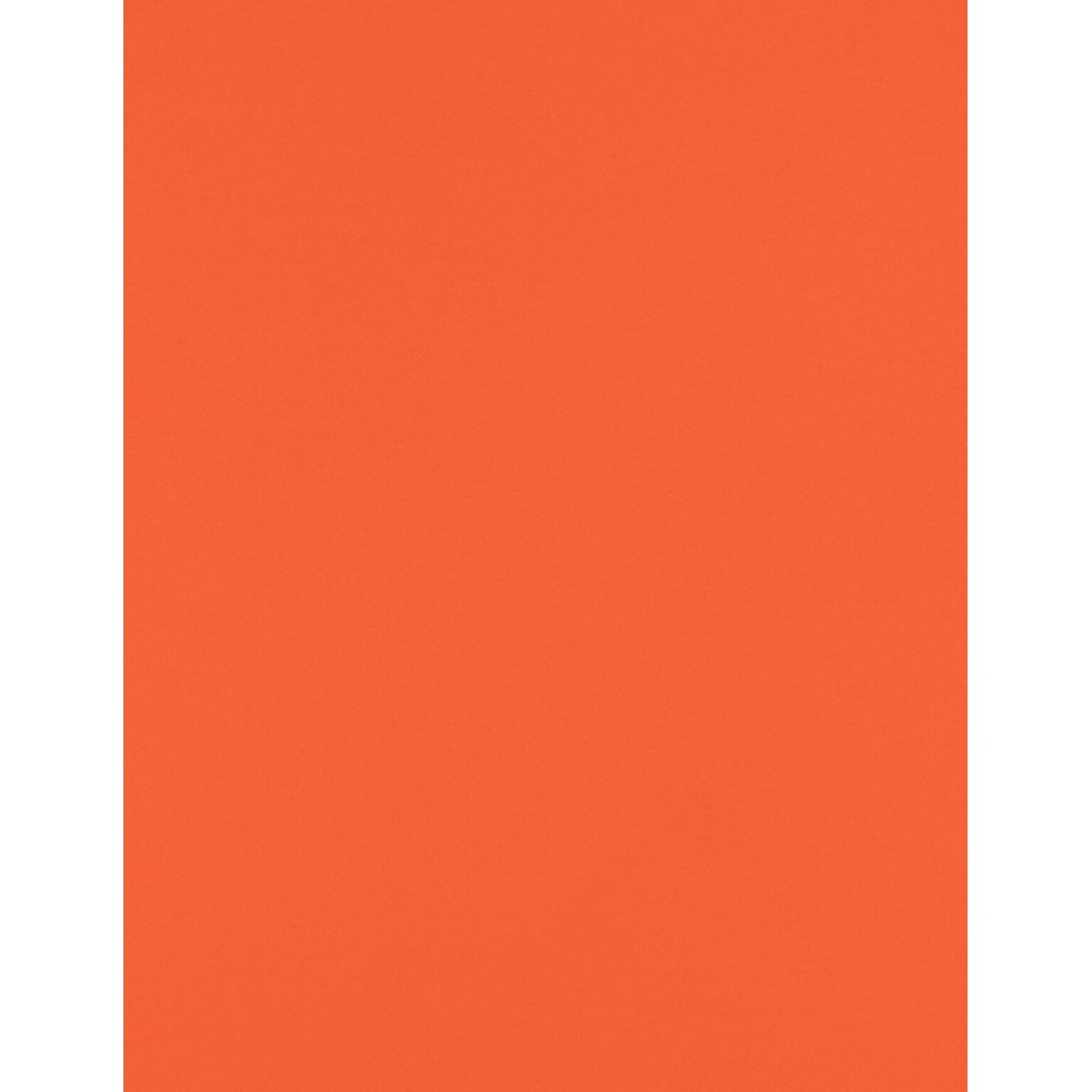 JAM PAPER 8.5” x 11” Cardstock, 100lb, Tangerine, 50/pack  (81211-C-112-50)