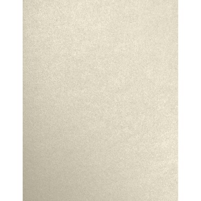 JAM PAPER 8.5” x 11” Cardstock, 100lb, Opal Metallic, 50/pack  (81211-C-208-50)