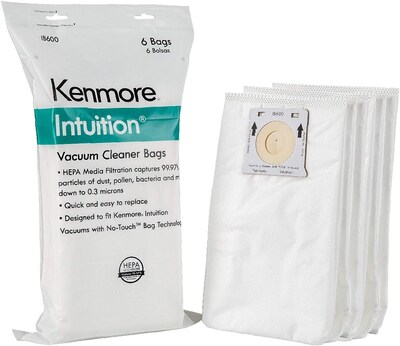 Kenmore Intuition Vacuum Cleaner Bags, 6 Bag (IB600)