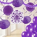 Creative Converting Amethyst Purple Party Decorations Kit (DTCAMYTH1A)