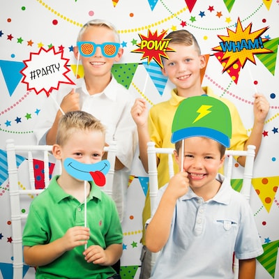 Creative Converting Boys Birthday Party Photo Booth Kit (DTCBBDAY1P)