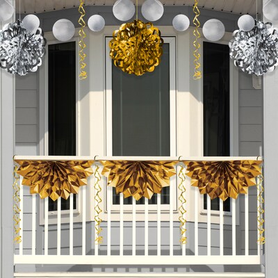 Creative Converting Silver and Gold Foil Decorations Kit (DTCFLGSL1A)