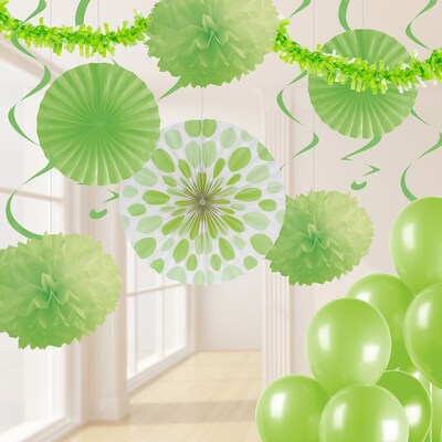 Creative Converting Fresh Lime Green Party Decorations Kit (DTCFRLME1A)