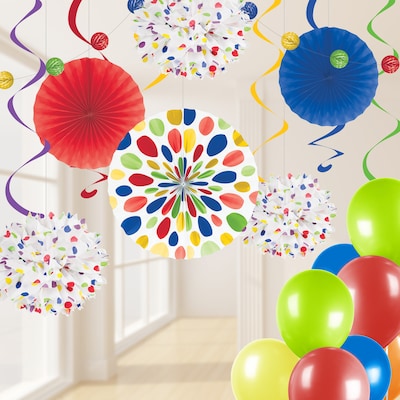 Creative Converting Multicolor Party Decorations Kit (DTCMULTI1A)