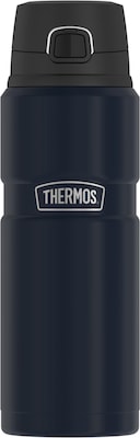 THERMOS Stainless King Vacuum-Insulated Drink Bottle, 24 Ounce, Midnight  Blue