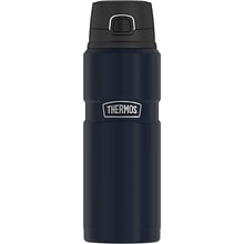 Thermos 24-Ounce Stainless King Vacuum-Insulated Stainless Steel Drink Bottle, Midnight Blue (SK4000