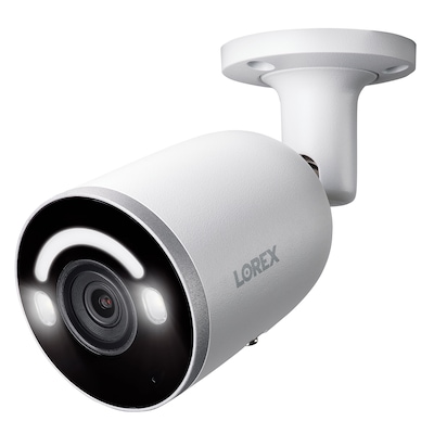 Lorex Indoor/Outdoor Wired Security Camera, White (LORE894AB)