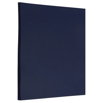 JAM Paper 8.5" x 11" Matte Paper, 28lb, Navy Blue, 100 Sheets/Pack (156550G)