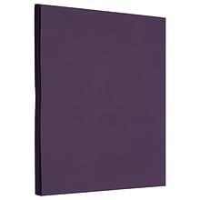 JAM Paper 8.5 x 11, 28 lbs., Dark Purple, 100 Sheets/Ream (364412783G)