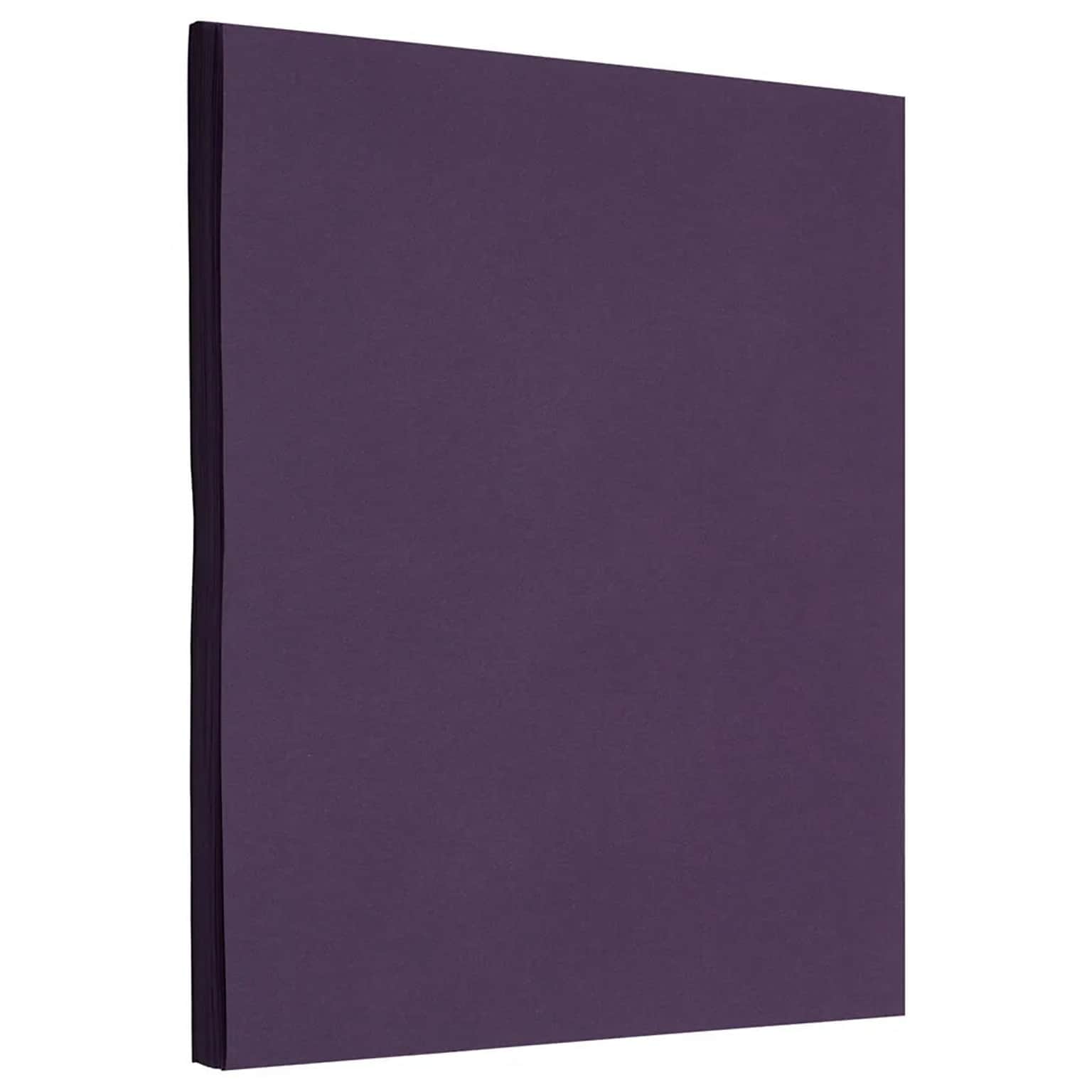 JAM Paper 8.5 x 11, 28 lbs., Dark Purple, 100 Sheets/Ream (364412783G)