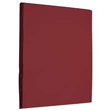JAM Paper 8.5 x 11, 28 lbs., Dark Red, 100 Sheets/Ream (46395839G)