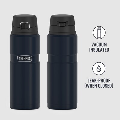 Thermos 24-Ounce Stainless King Vacuum-Insulated Stainless Steel Drink  Bottle, Midnight Blue (SK4000