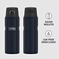 Thermos 24-Ounce Stainless King Vacuum-Insulated Stainless Steel Drink Bottle, Midnight Blue (SK4000MDB4)