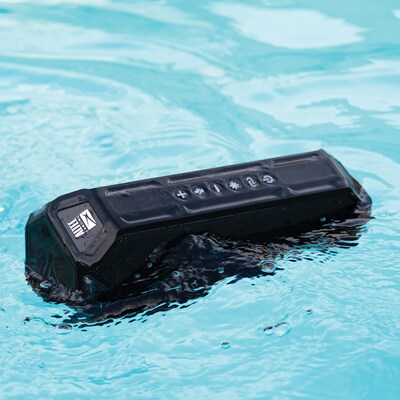 Altec Lansing HydraBoom Refurbished True Wireless Bluetooth Rechargeable Portable Speaker, Waterproo