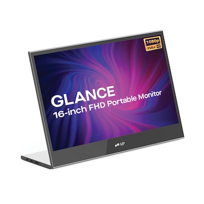 Mobile Pixels Inc. Glance 16" Portable Monitor, Black (101-1009P01)