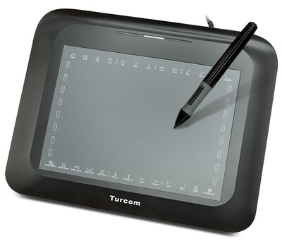 Turcom Graphic Drawing Tablet,  8 x 6, Black (TS-6608)
