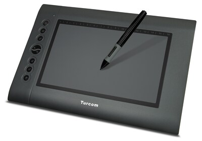 Turcom Drawing Tablet and Pen, 10 x 6.25 (TS-6610)