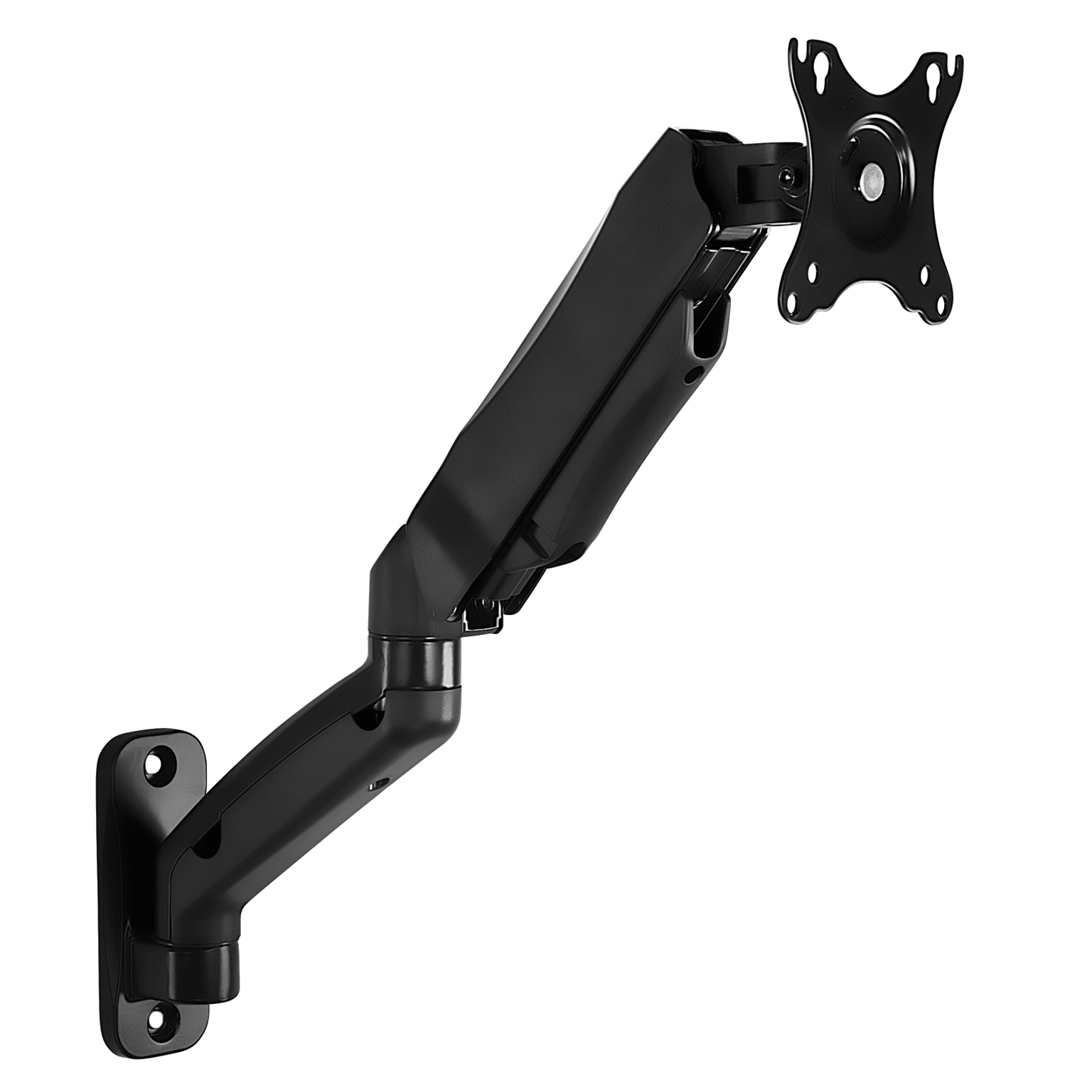 Mount-It! Height Adjustable Monitor Wall Mount Arm for 13 to 32 Monitors, Black (MI-765)