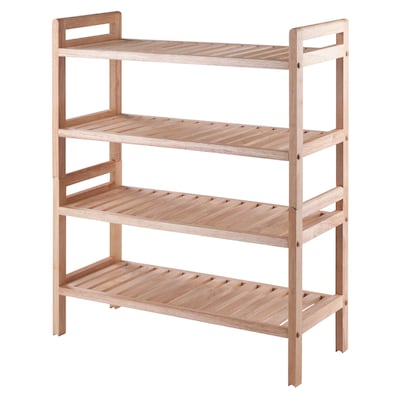 Winsome Trading Inc. Mercury 2-Piece Stackable Shoe Rack Set (81429)