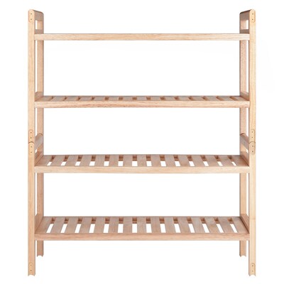 Winsome Trading Inc. Mercury 2-Piece Stackable Shoe Rack Set (81429)