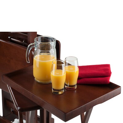 Winsome 6-Piece Snack Table, Walnut (94828)