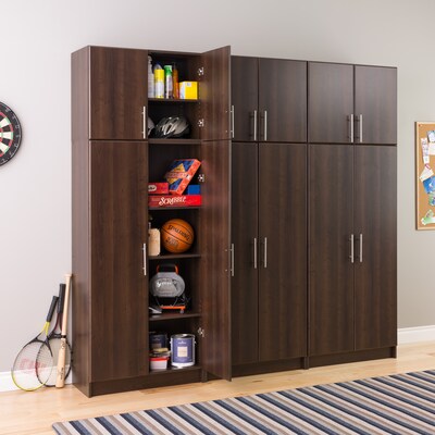 Prepac Elite 32" Storage Cabinet, Espresso (EES-3264)