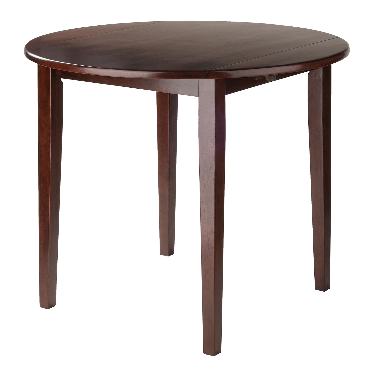 Winsome Clayton 36 Round Drop Leaf Table, Walnut (94436)