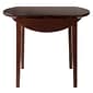 Winsome Clayton 36" Round Drop Leaf Table, Walnut (94436)