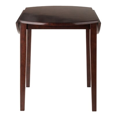 Winsome Clayton 36" Round Drop Leaf Table, Walnut (94436)