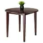 Winsome Clayton 36" Round Drop Leaf Table, Walnut (94436)