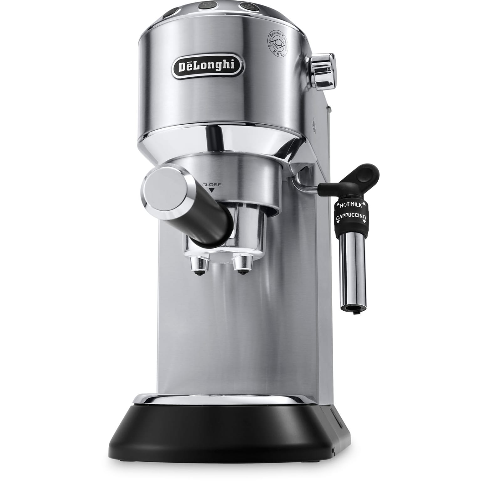 DeLonghi Dedica Deluxe 15-Bar Pump Espresso Machine with Rapid Cappuccino System in Stainless Steel (EC685M)