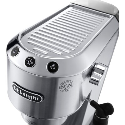 DeLonghi Dedica Deluxe 15-Bar Pump Espresso Machine with Rapid Cappuccino System in Stainless Steel (EC685M)