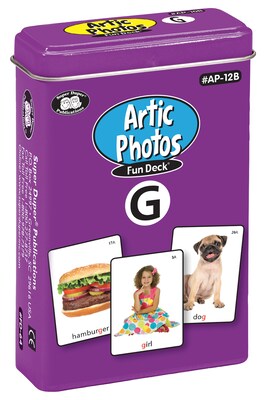 Super Duper Publications Articulation Photos Fun Deck, G Sound, New Color Photos, Tin (AP12B)