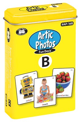 Super Duper Publications Articulation Photos Fun Deck, B Sound, New Color Photos, Tin (AP16B)