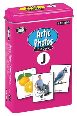 Super Duper Publications Articulation Photos Fun Deck, J Sound, New Color Photos, Tin (AP20B)