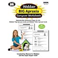 Super Duper Publications Big Apraxia Carryover Worksheets, Reproducible, Paperback (BK383)