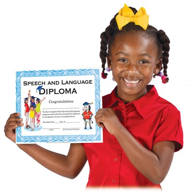 Super Duper Publications Speech and Language Diplomas, Revised Version, 25 Pack (NPD555B)