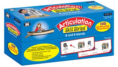Super Duper Publications Skill Strips, R and R Blends, Photographs, Box (STRP34)