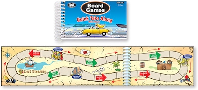 Super Duper Publications Quick Take Along, Board Games, Mini Book, Paperback (TA170)