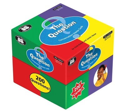 Super Duper Publications The Question, Conversation Starter Cards, Revised Version, Box (TPX17401B)
