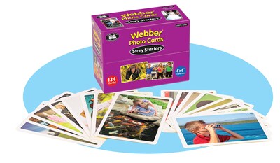Super Duper Publications Photo Cards, Story Starters, Revised Color Photos, Box (WFC134B)