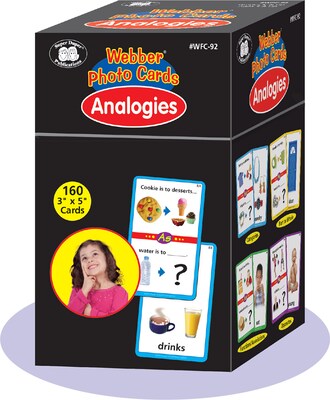 Super Duper Publications Photo Cards, Analogies, Box (WFC92)