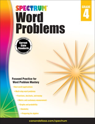 Word Problems, Grade 4 Paperback (704490)