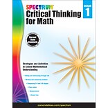 Spectrum Critical Thinking for Math, Grade 1 Paperback (705113)