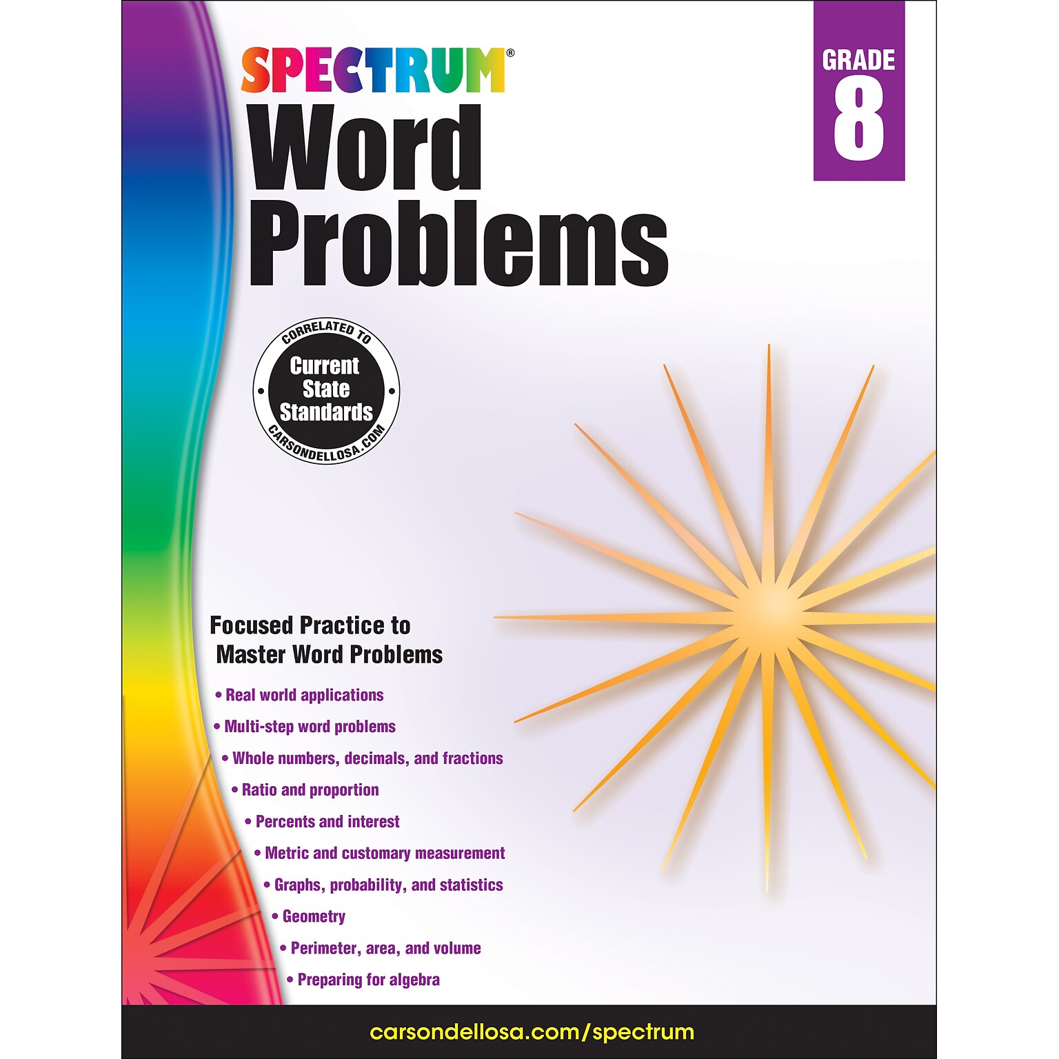 Word Problems, Grade 8 Paperback (704494)